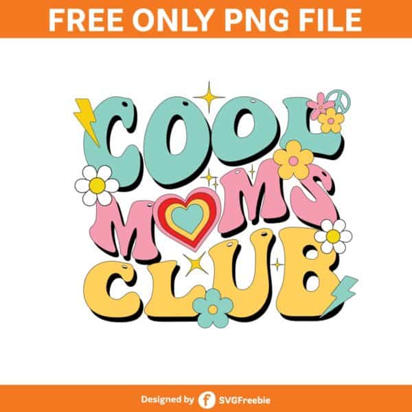 Cool Moms Club Clipart PNG Graphics