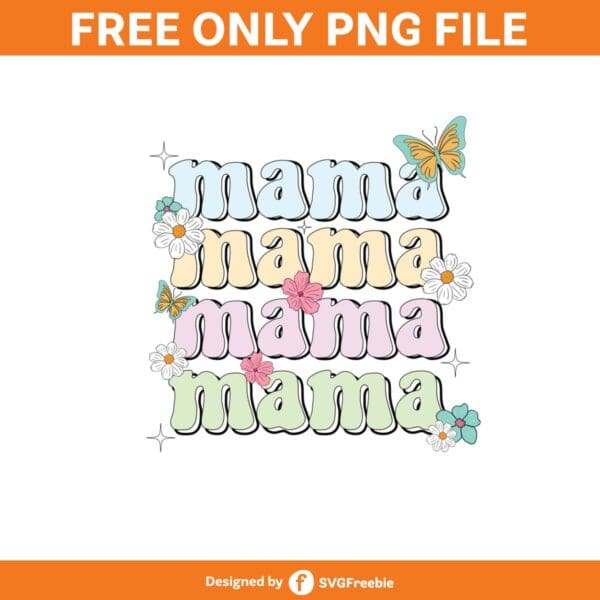 Mama Sublimation Clipart PNG Graphics