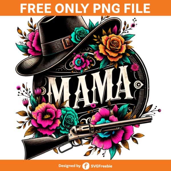 Mama Western Sublimation Mother's Day