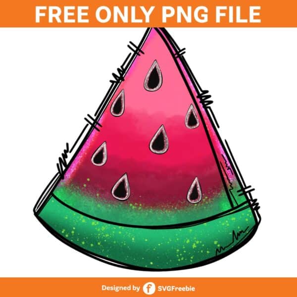 Summer Watermelon Clipart Sublimation