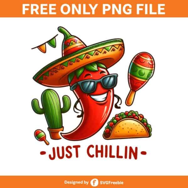 Just Chillin Clipart PNG Graphics