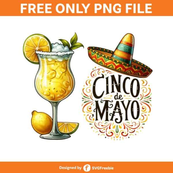 Drink Cinco De Prego Clipart PNG