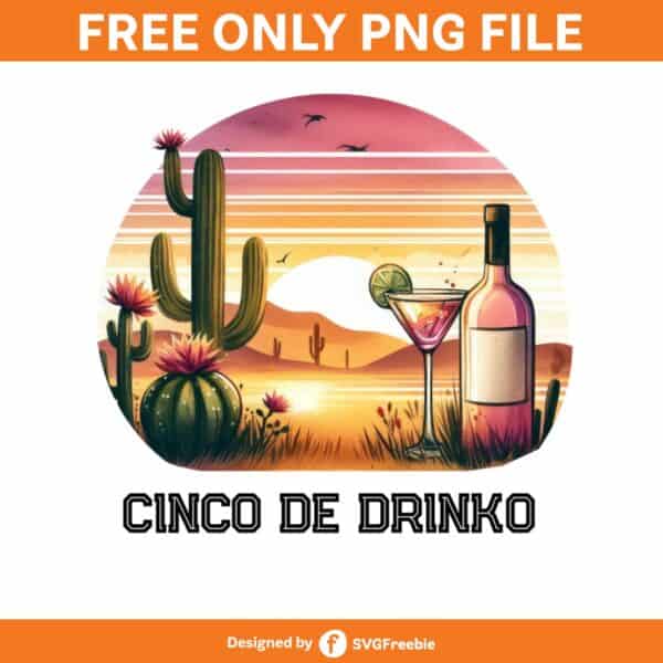 Cinco De Drinko Clipart PNG Graphics