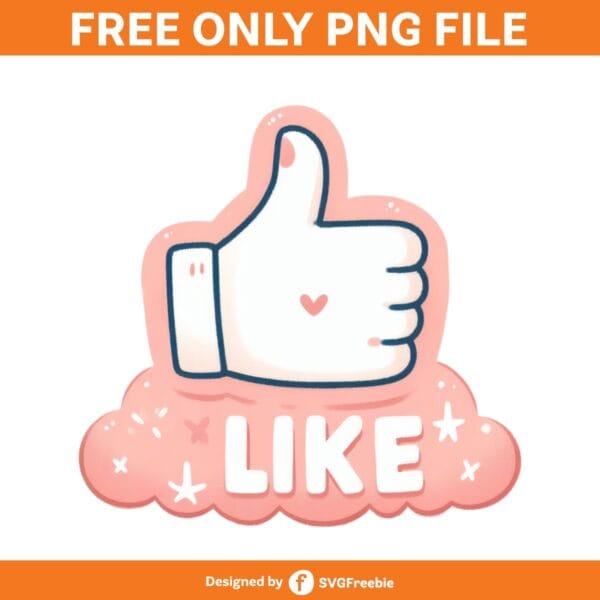 Like Sticker Clipart PNG Graphics