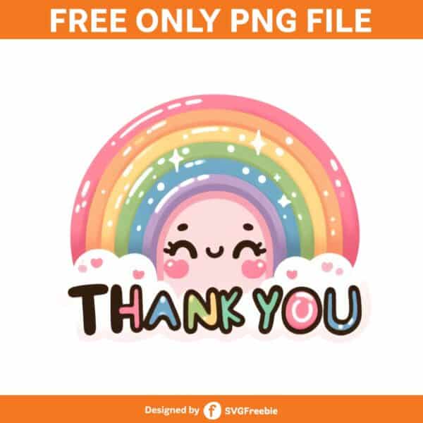 Thank You Funny Sublimation Clipart PNG