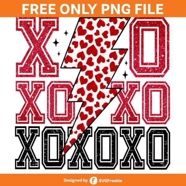 Retro Valentine Xoxo Sublimation