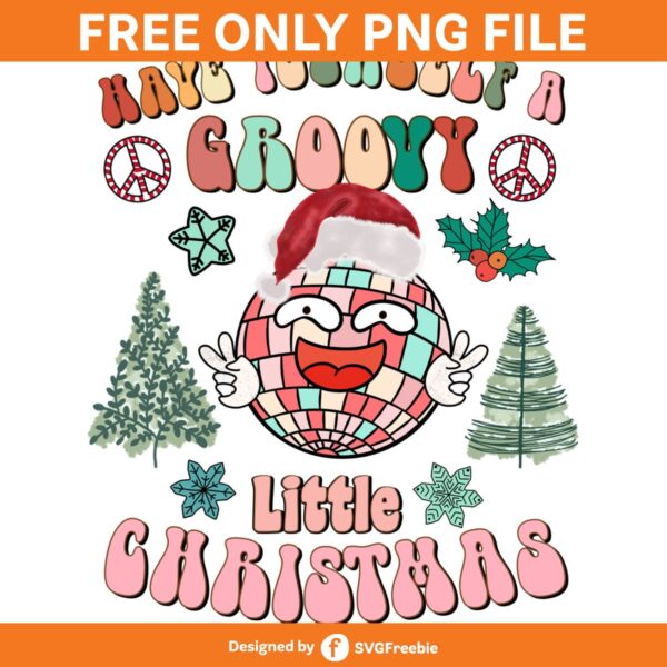 Retro Groovy Christmas Sublimation