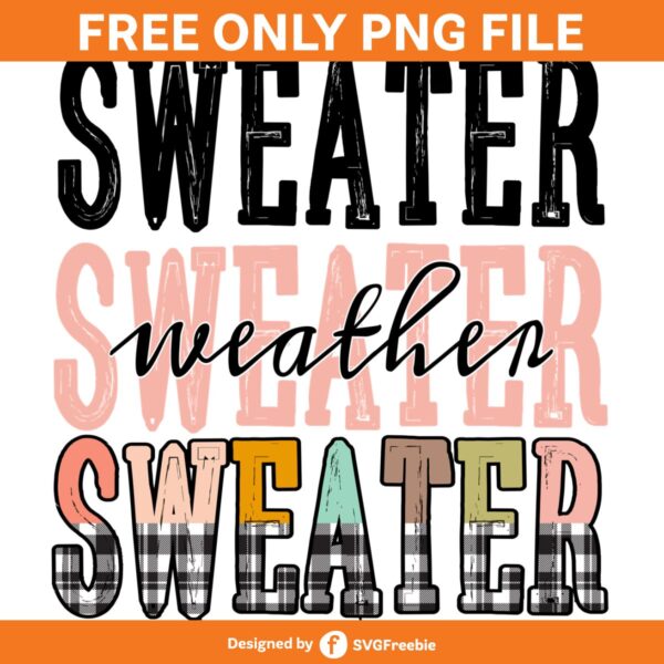 Sweater Weather Fall PNG Sublimation