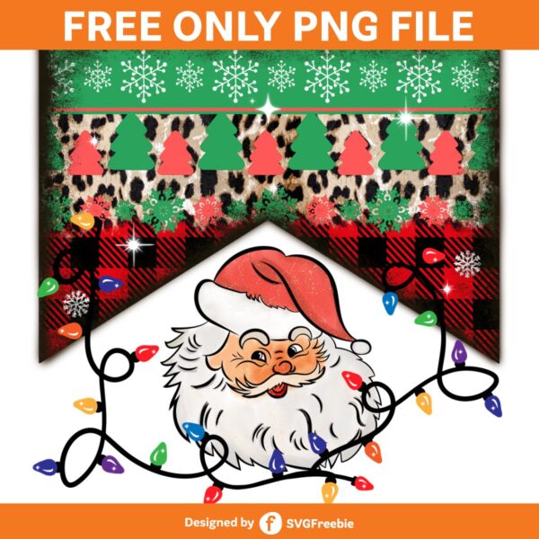 Howdy Santa Retro Christmas Sublimation