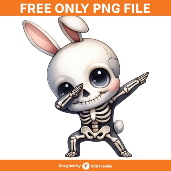 Retro Skeleton Easter Sublimation