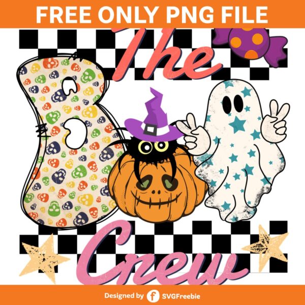 The Boo Crew Ghost Halloween Sublimation