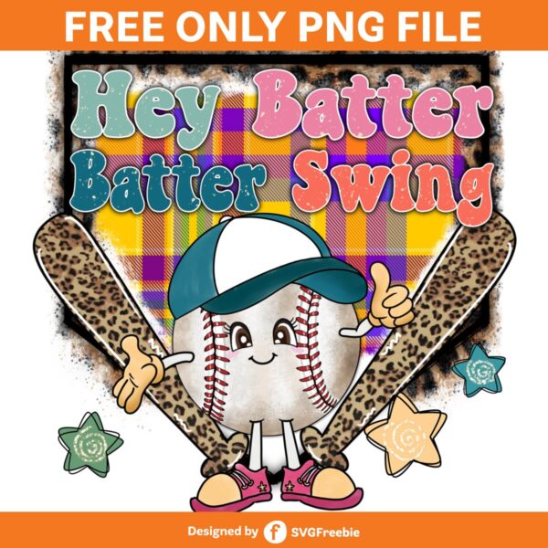 Hey Batter Batter Swing PNG, Ball Mom