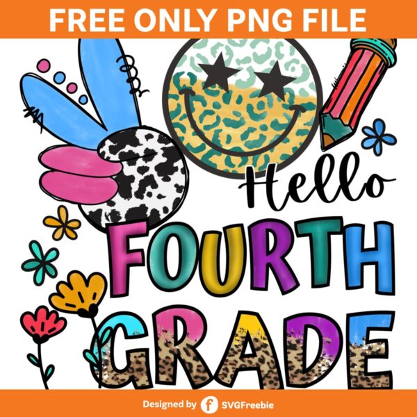 Hello School PNG, Fourth Grade