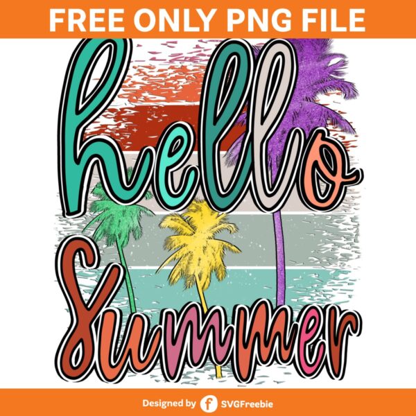 hello-summer-png-summer-retro