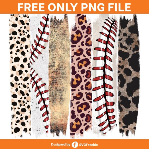 baseball-brush-strokes-png-leopard-cow