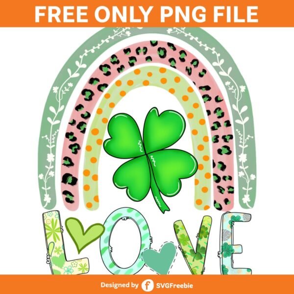 Lucky Rainbow Patricks Day Sublimation