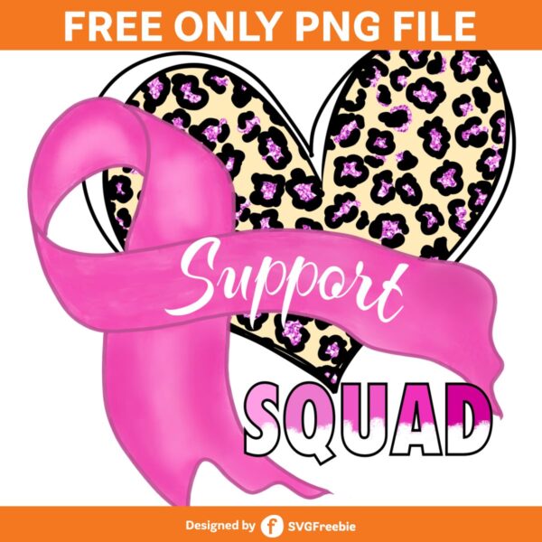 Support Squad Breast Cancer PNG