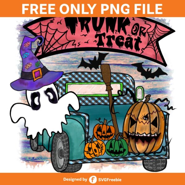 trunk-or-treat-png-truck-halloween-cute