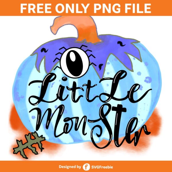 Little Monster PNG, Kids Halloween