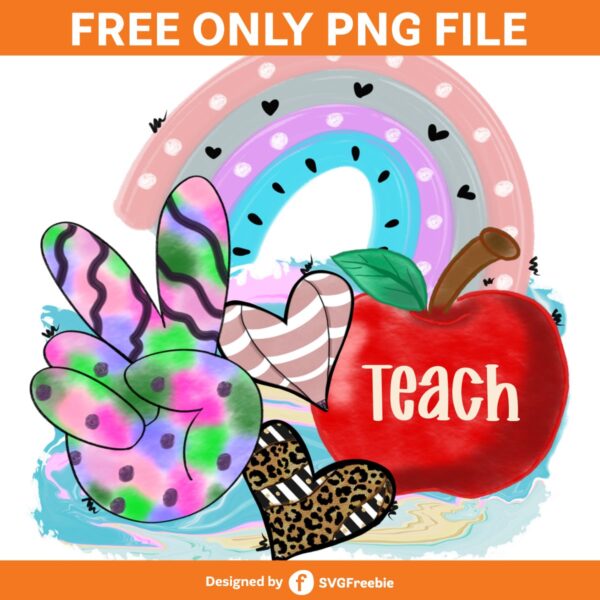 peace-love-teach-png-apple-teach-png