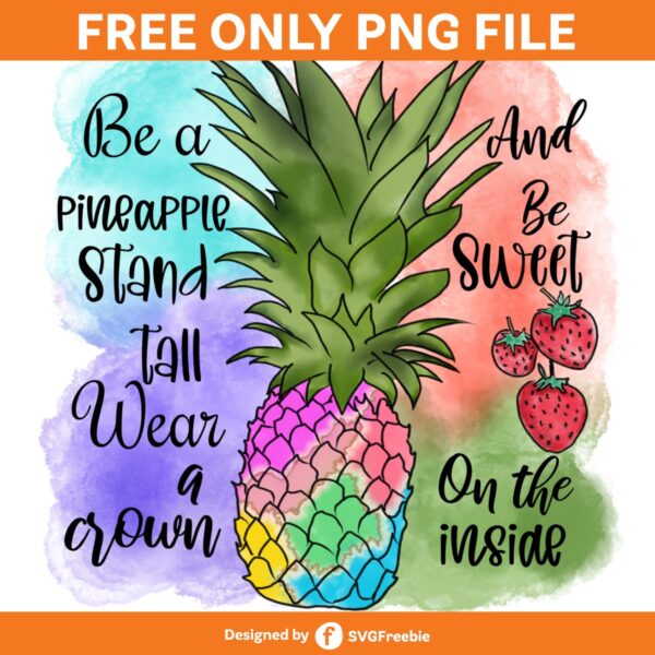 Be a Pineapple PNG, Pineapple Design