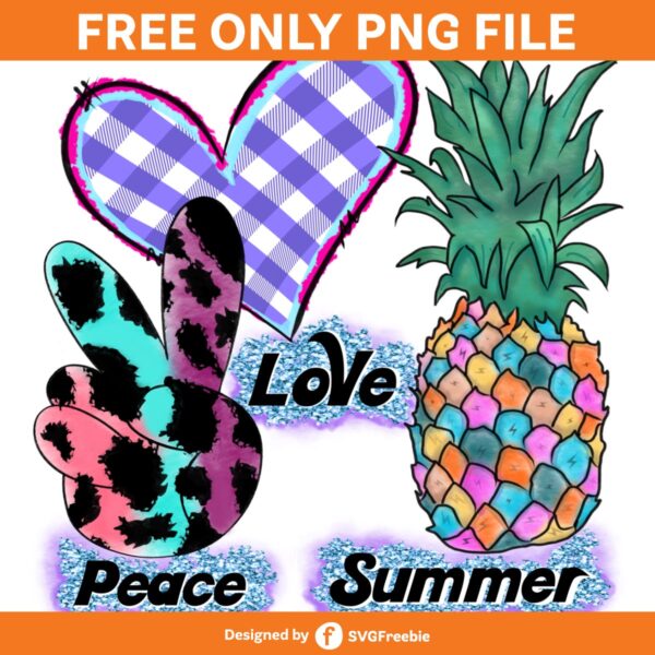 peace-love-summer-png-pineapple-png