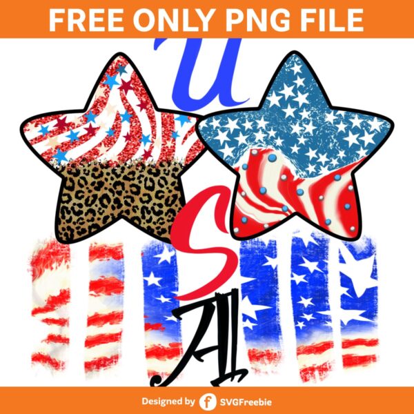 Stars and Stripes America PNG