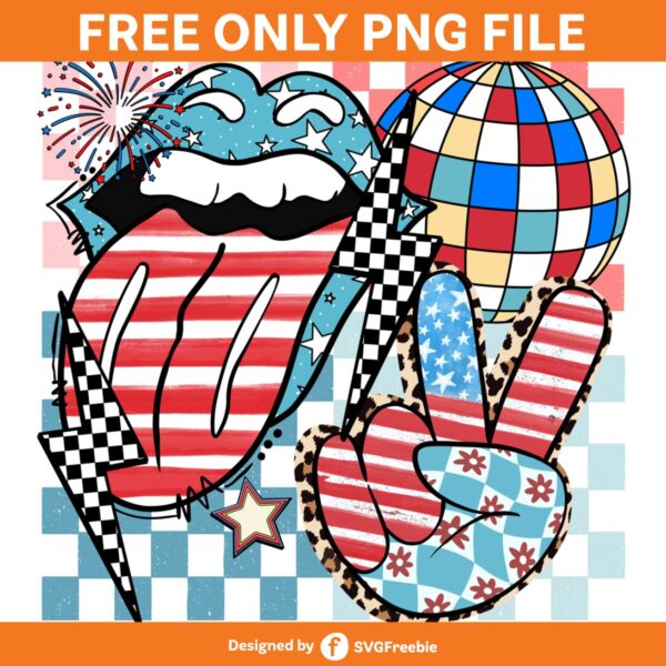 party-in-the-usa-retro-groovy-checkered