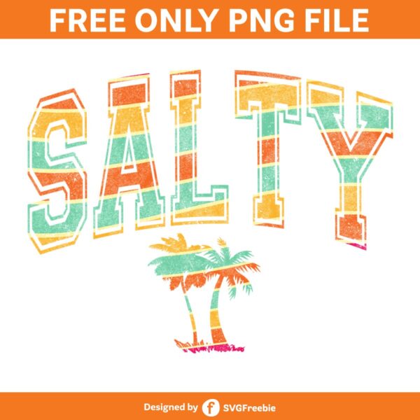 Salty Beach Summer Retro Sublimation