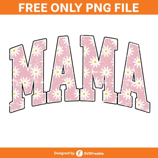 Retro Floral Mama Sublimation Mom Life