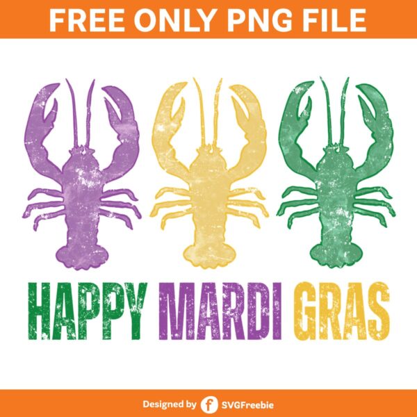 Happy Mardi Gras Retro Sublimation