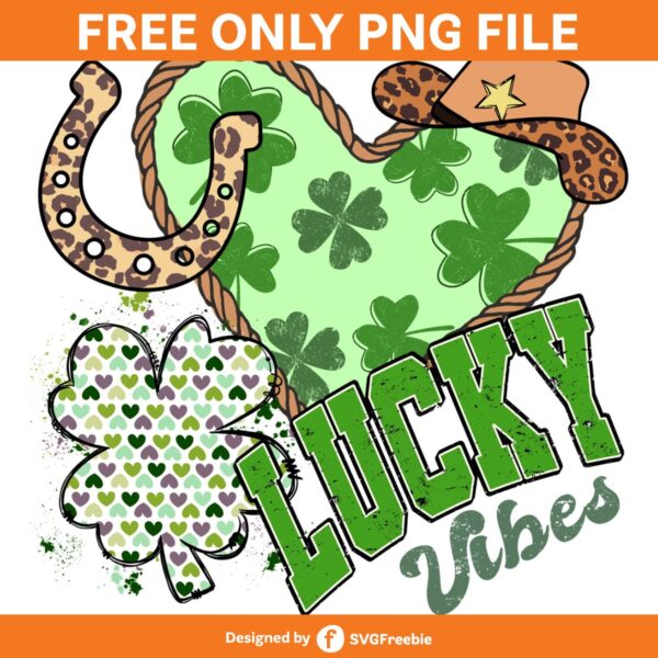 Lucky Vibes Howdy St Patricks Day PNG