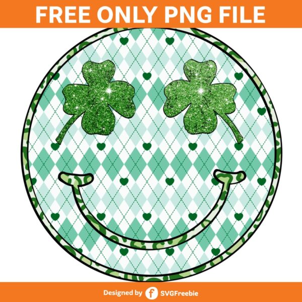 st-patricks-day-lucky-smile-glitter-png