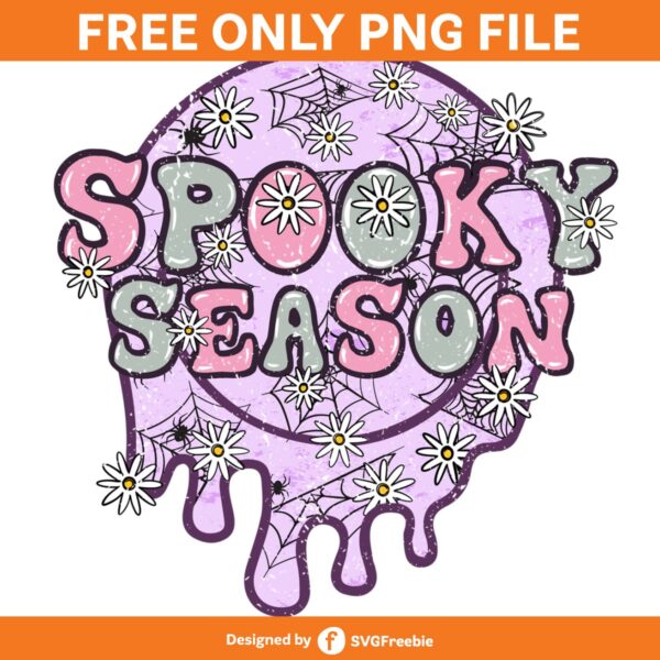 Spooky Season Retro Halloween Pastel PNG