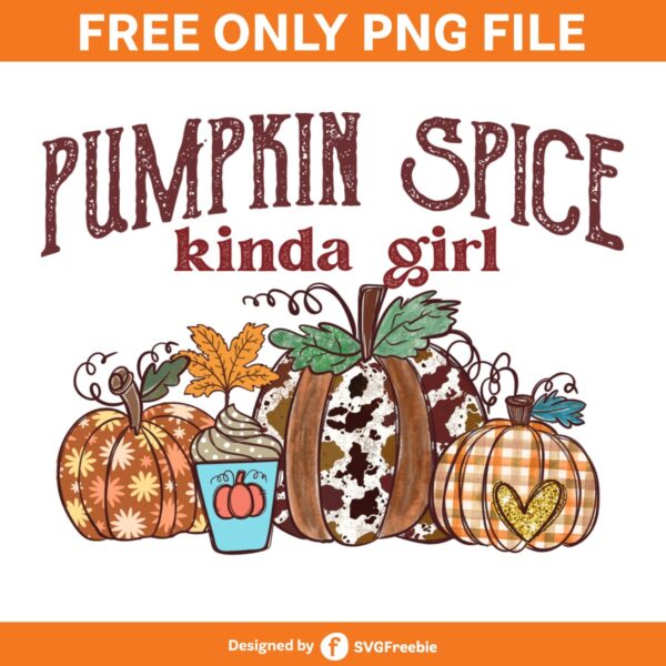 Retro Fall Pumpkin Spice Sublimation