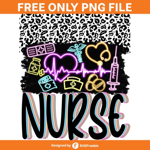 nurse-sublimation-neon-nurse-life