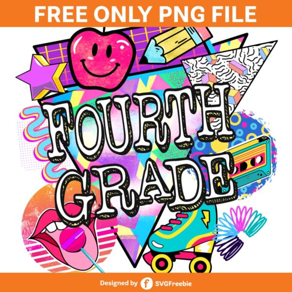 Fourth Grade Back to School Sublimation