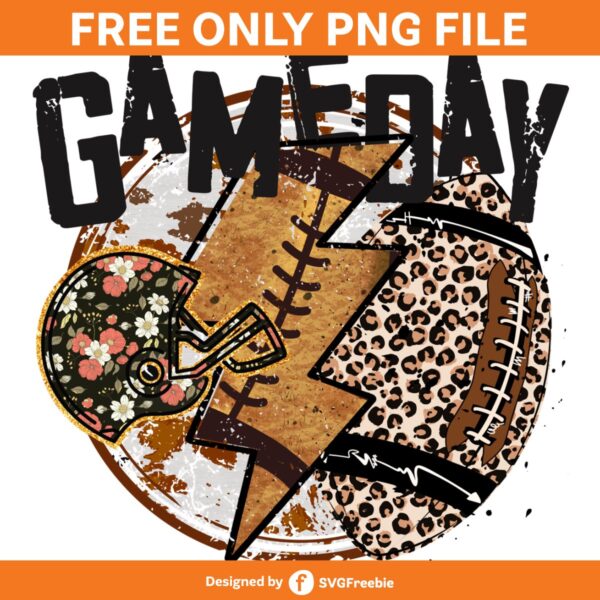 game-day-football-leopard-western-png