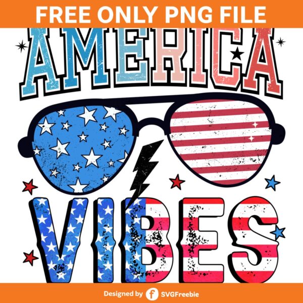 Retro America Vibes Sunglasses Flag USA