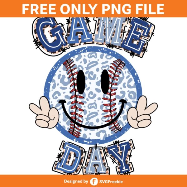 Baseball Game Day Sublimation Clipart