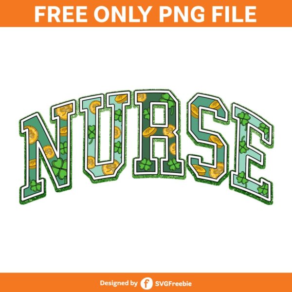 One Lucky Nurse St Patricks Day PNG