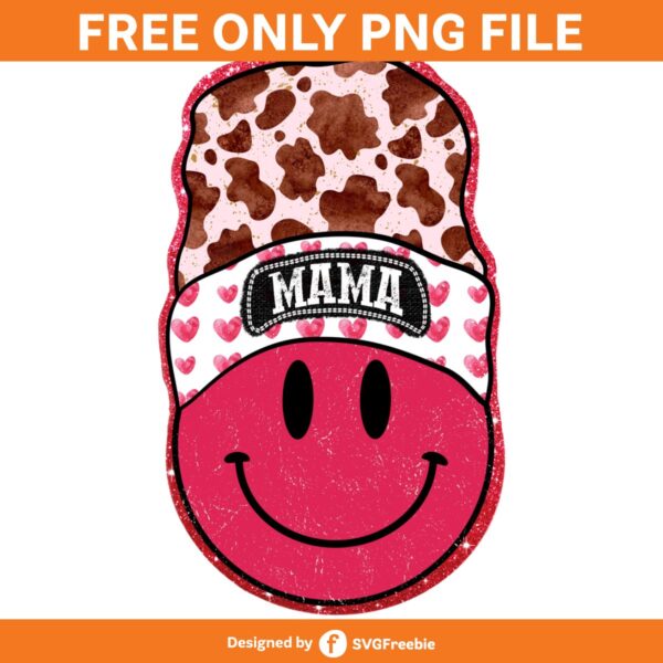 smiley-face-beanie-retro-mama-png