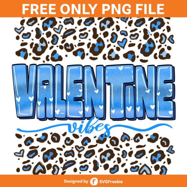 Valentine Vibes Retro Leopard Design