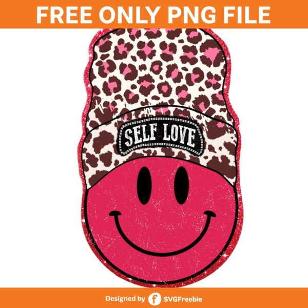 smiley-face-beanie-retro-self-love-png