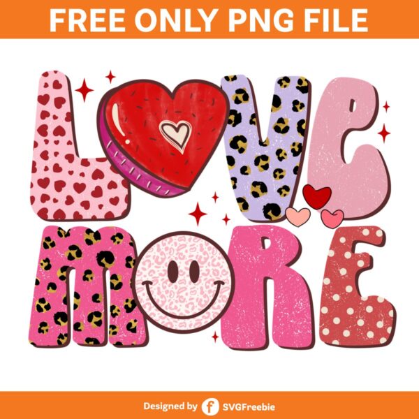 love-more-valentine-png-groovy-love