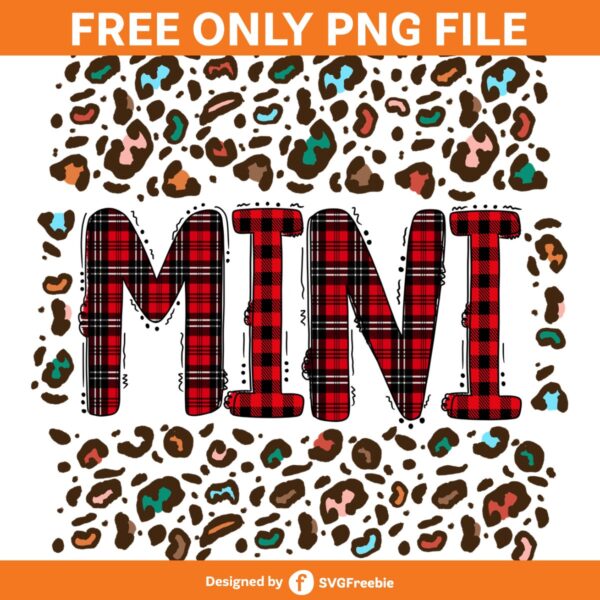 Mini Christmas Leopard Sublimation