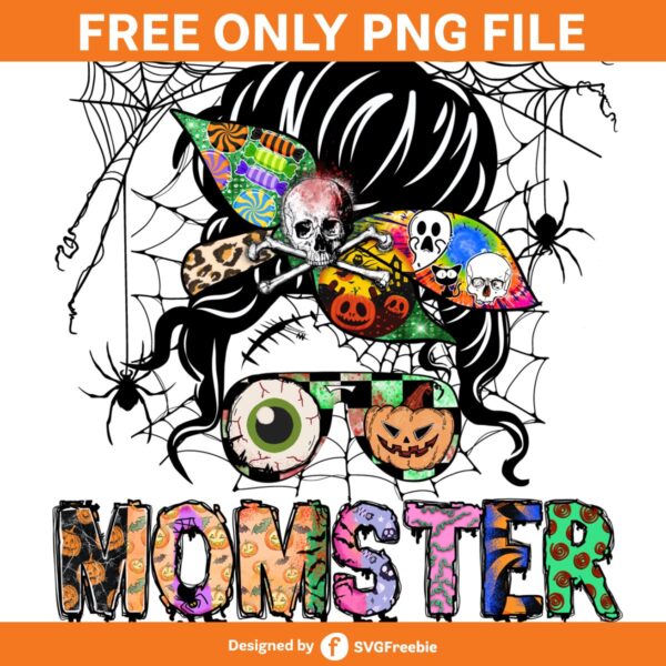 Momster Halloween Sublimation Spooky Mom