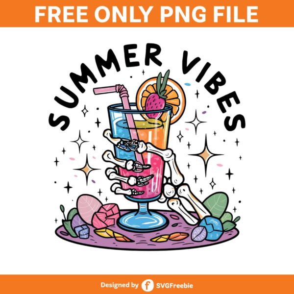 Summer Vibes Clipart PNG Graphics