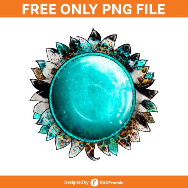 Gemstone Png, Sunflower Sublimation Png