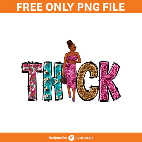 Thick Sublimation, Thick Black Woman Png